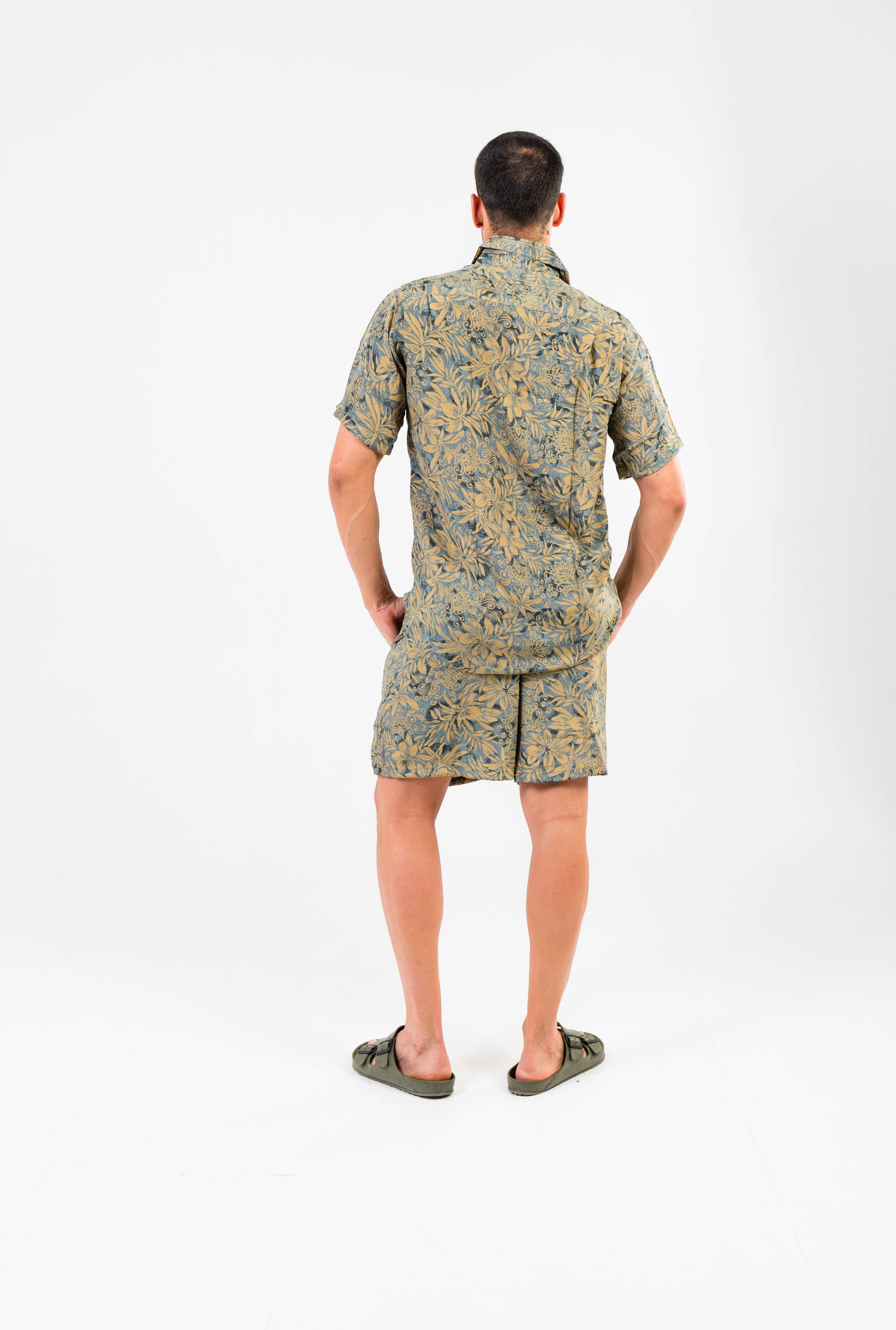 Arena Formentera - Wholesale Top & Short Set (NOT Loungewear) - Men's - Bohemian shirt+shorts set - Last units!3