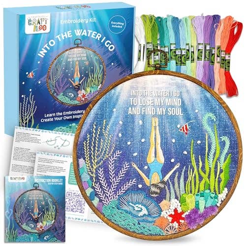 Craftiloo Stickset ‚Into the Water‘ für den Großhandel von Craftiloo