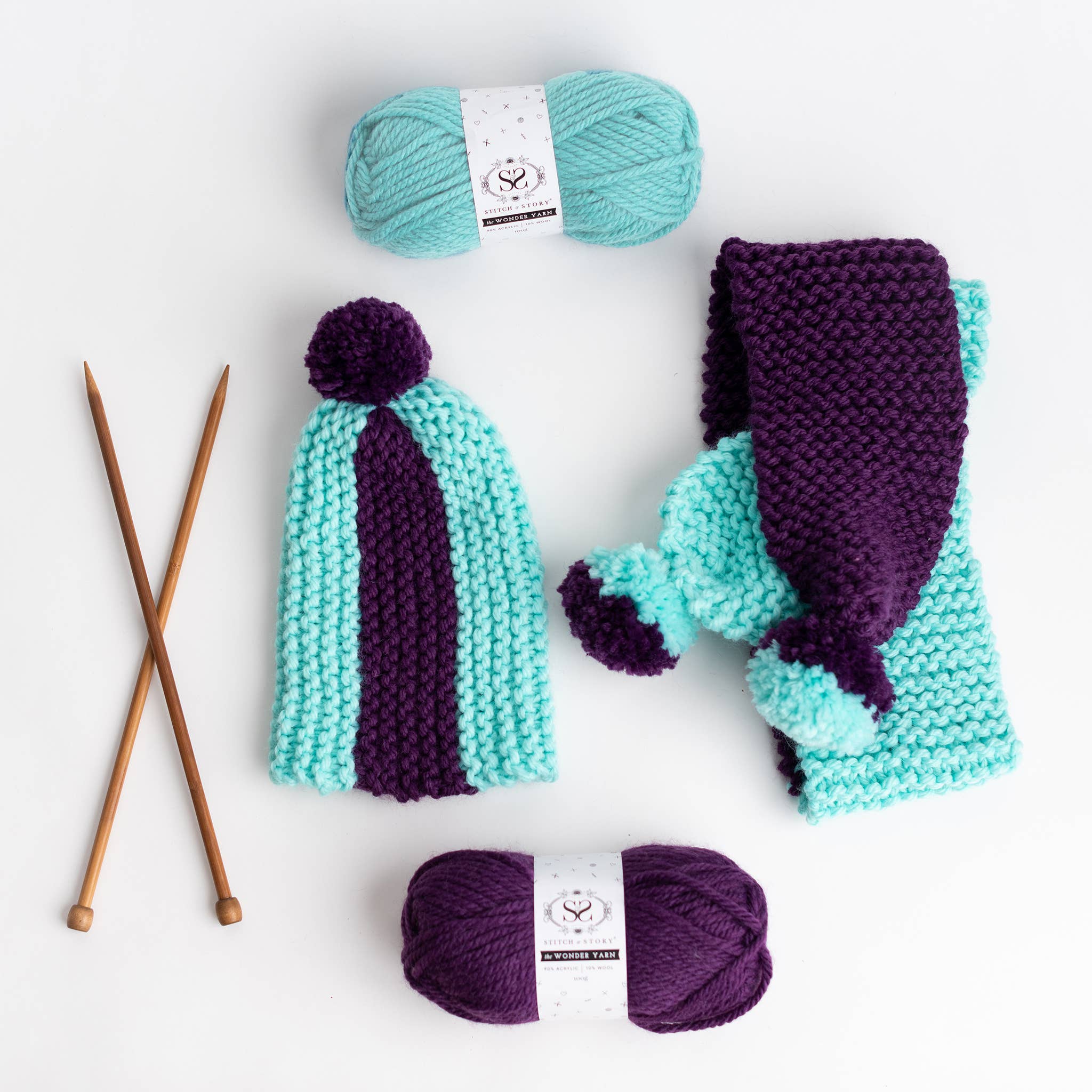 Stitch & Story – Artigos de tricô/crochê por atacado – Knitters of Tomorrow - Kit de tricô infantil11