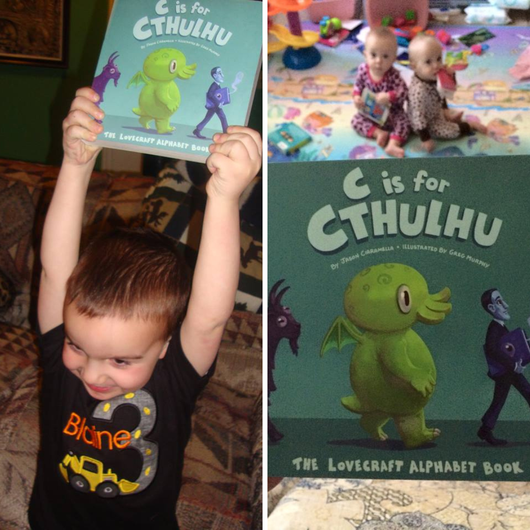 C is for Cthulhu - Vendita all'ingrosso Libro per lettori principianti (6-8) - C is for Cthulhu: Il libro dell'alfabeto di Lovecraft in cartone rigido6