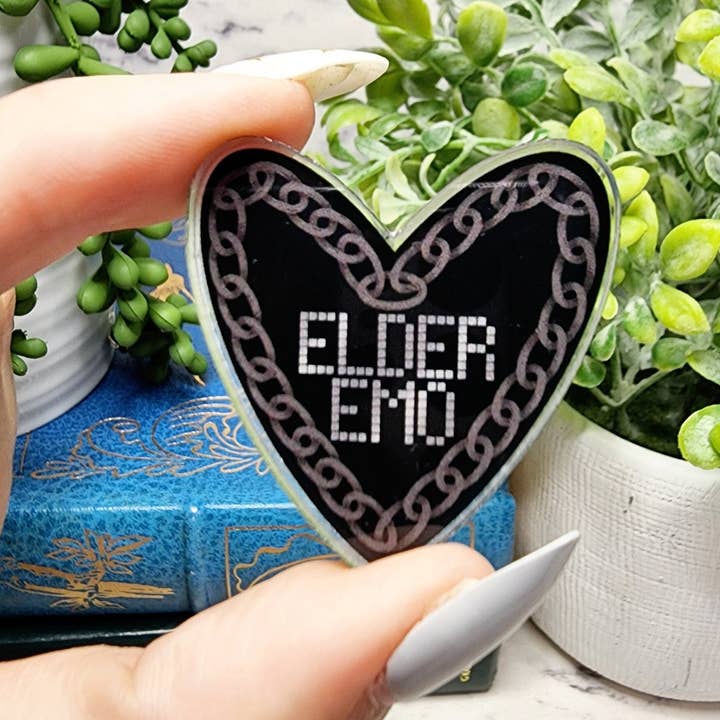 The Dungeon Rose – wholesale Nål och knapp för kavajslag – Äldre Emo Pin, Äldre Emo Art, Äldre Emo Barn, Emo Tillbehör