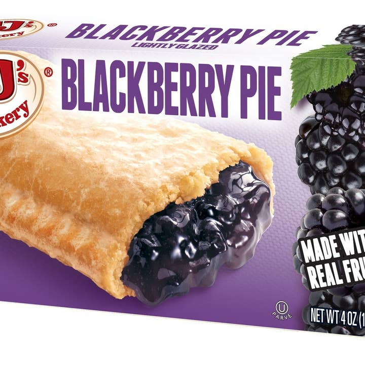 JJ's Bakery Lightly Glazed Snack Pies 4oz (Blackberry) for wholesale by Shop The King