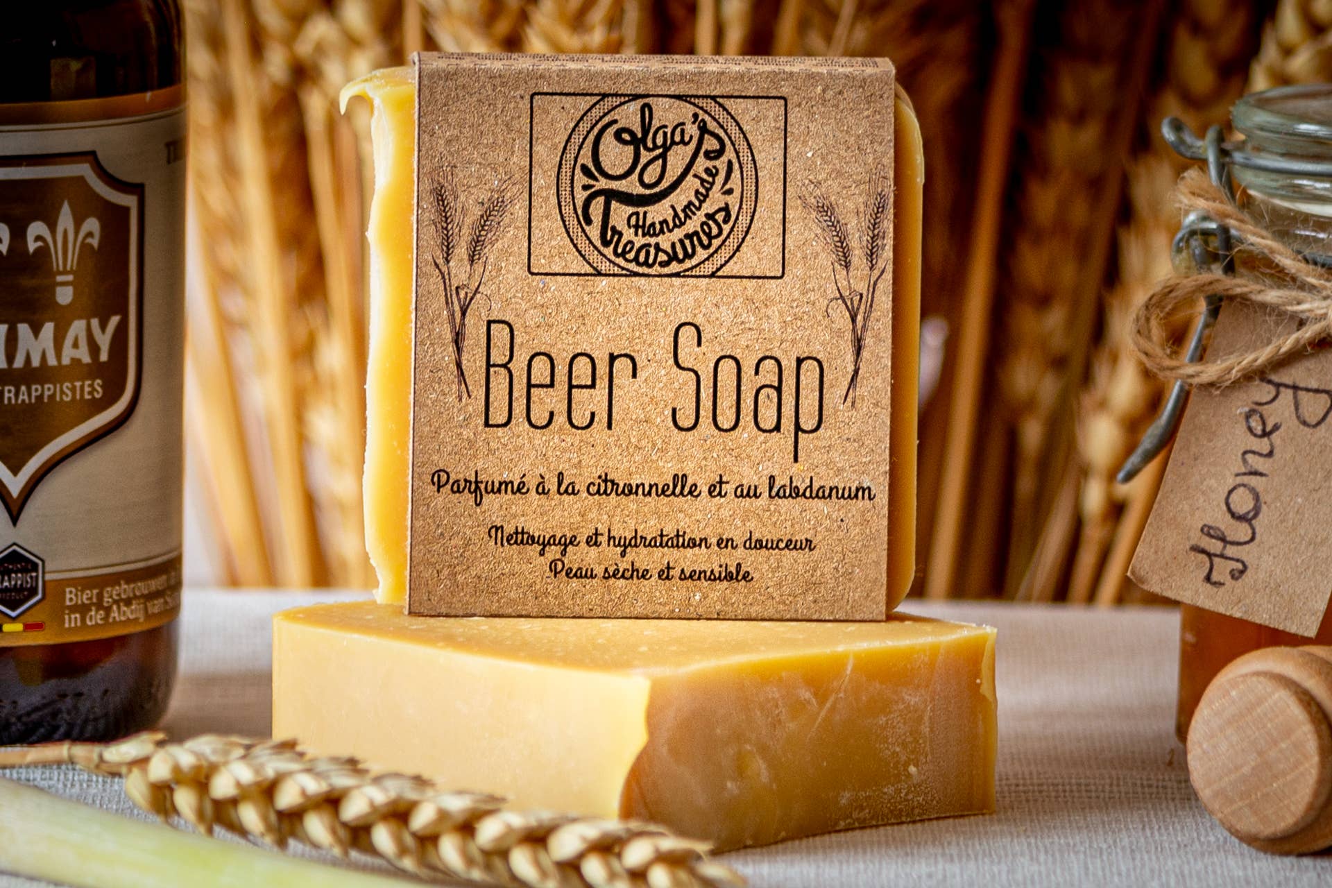 Olga's Handmade Treasures - Wholesale Bar Soap - Beer Soap0