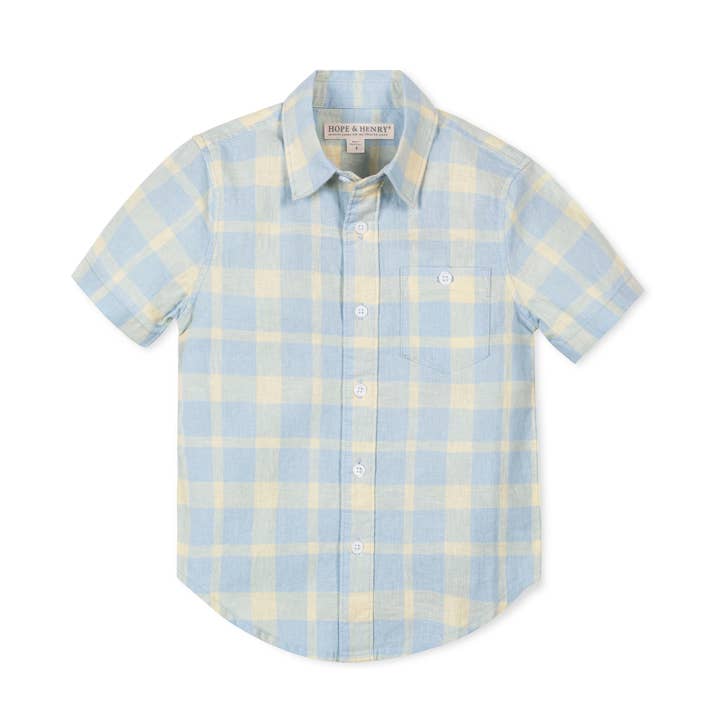 Linen Short Sleeve Shirt for wholesale by Hope and Henry