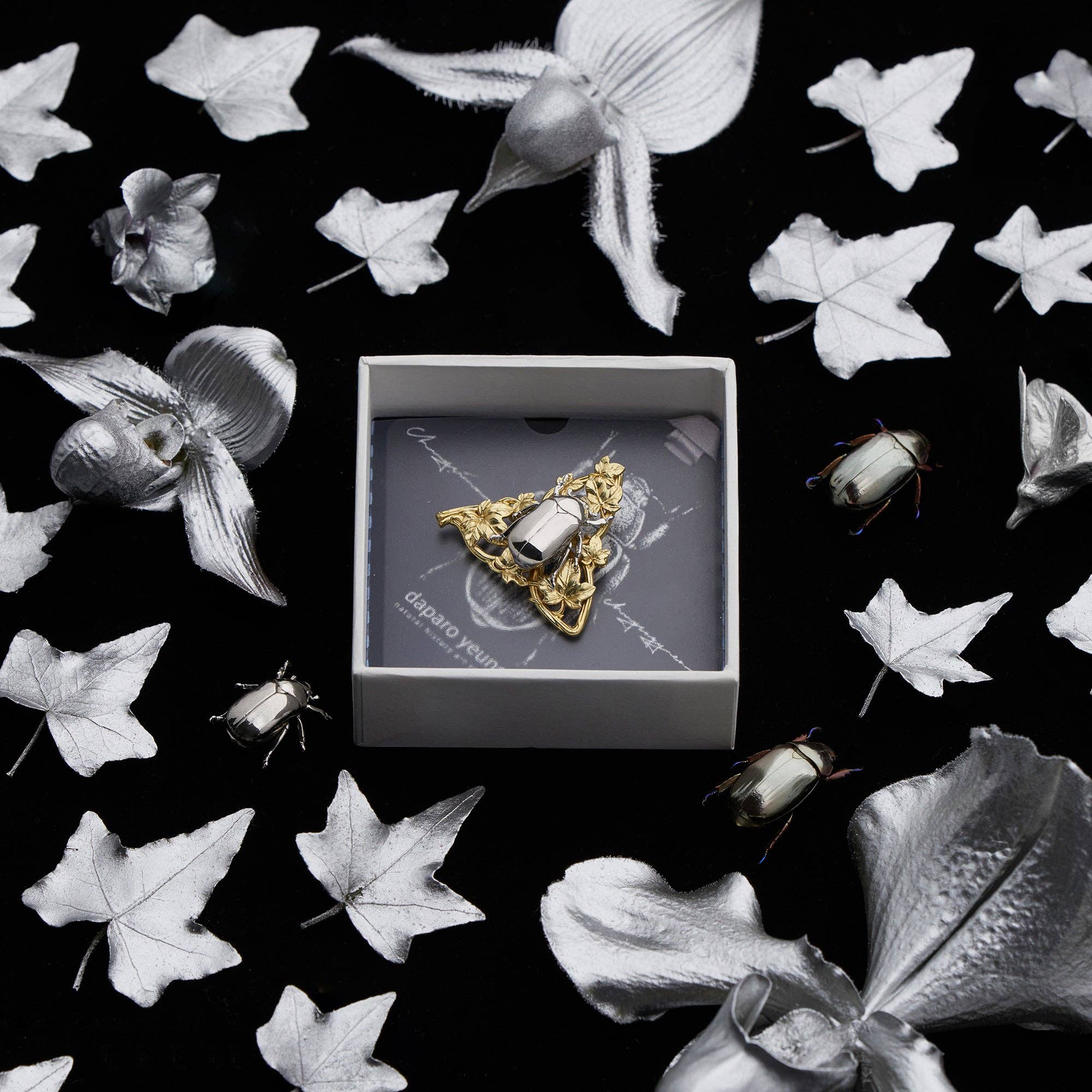 Vermilion Collection - Wholesale Lapel Pin/Button - daparo 3D Copper Pins "Jewel Scarabs"1