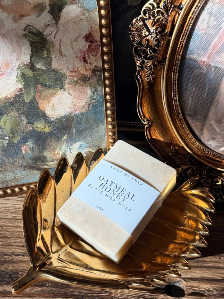 Havermout Honing Geitenmelk Zeep voor wholesale door Villa of Rhea