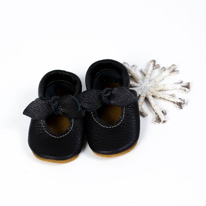 Black BELLA JANES Shoes Baby and Toddler for wholesale by Starry Knight Design