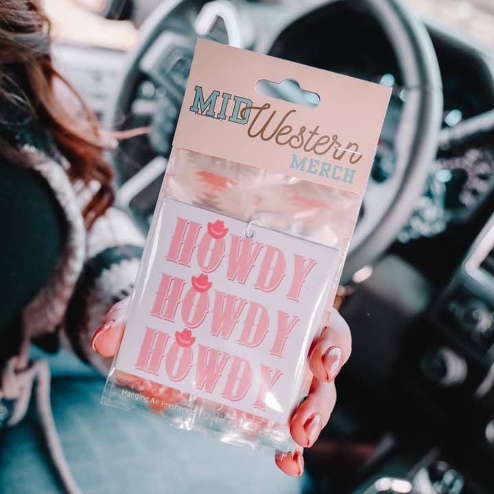 The Front Porch Label - Wholesale Luchtverfrisser voor in de auto - Dames - Howdy Howdy Howdy luchtverfrisser1