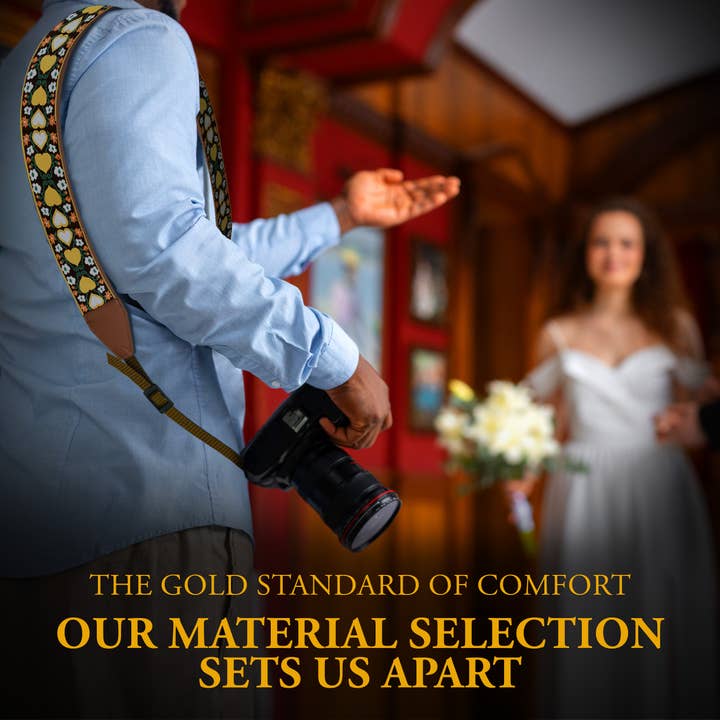 Gradzo - Wholesale Camera Strap - Custom Embroidery Camera Strap - Hearts Camera Strap2