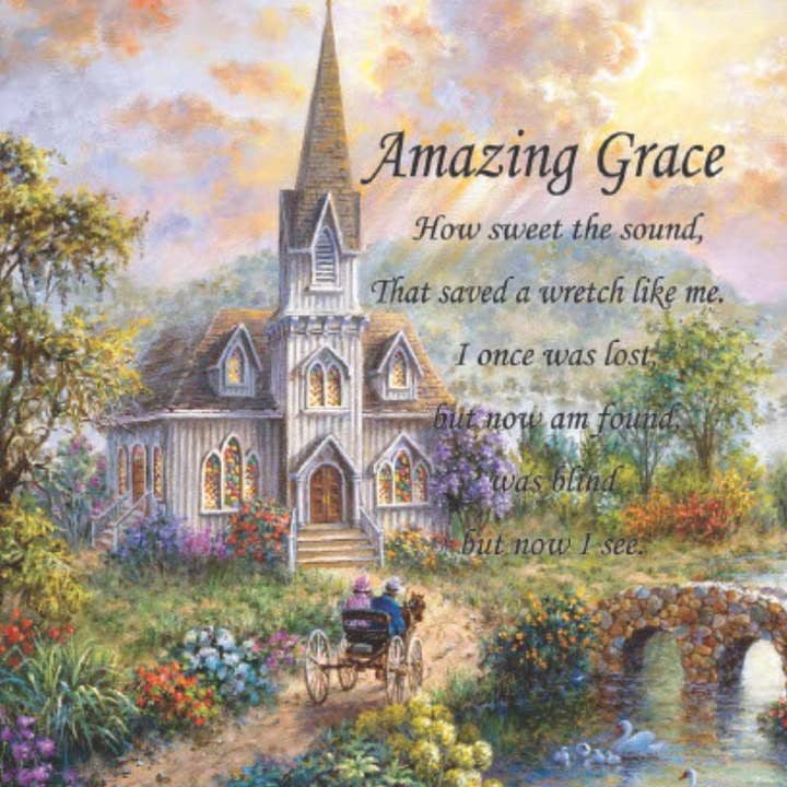 Duke Imports - Wholesale Throw Blanket - "Amazing Grace" - Woven Tapestry Throw1