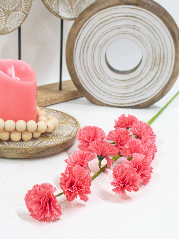 Peach Carnation 26in for wholesale by Wholesale Home Decor