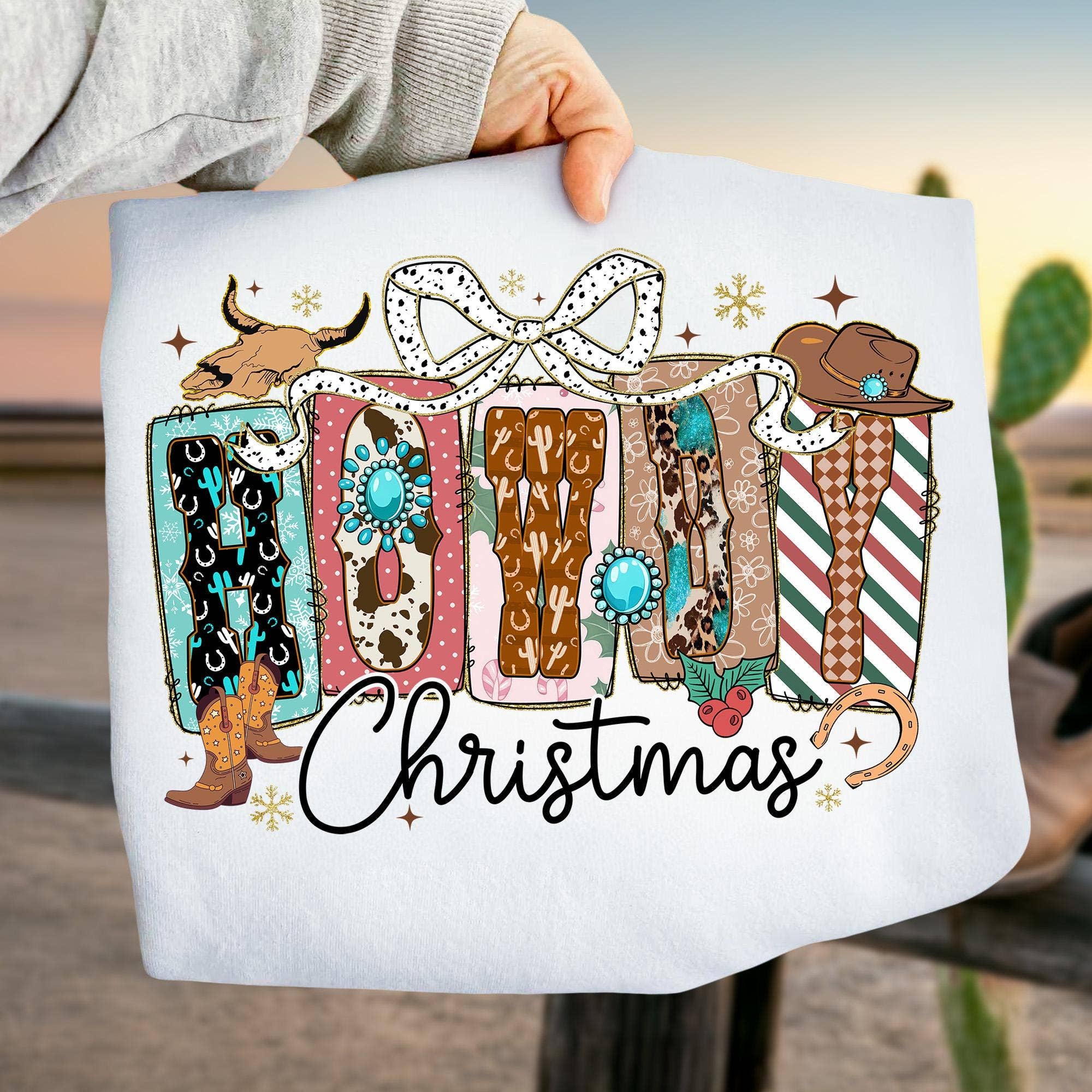 Glaime – wholesale T-shirt med logga - Dam – Hej jultröja i Comfort Colors, jultröja1