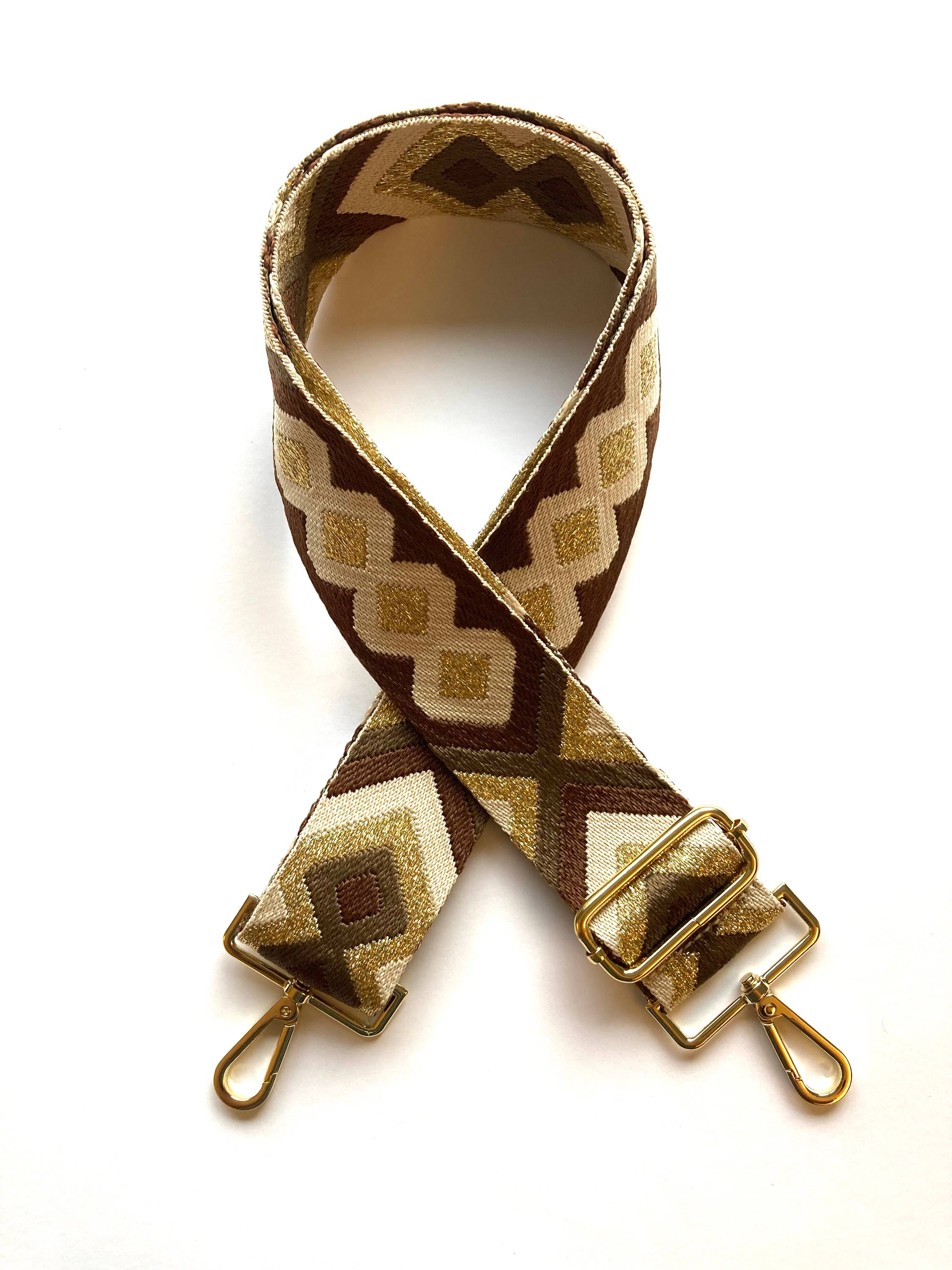 Cassette Barcelona – wholesale Bag strap – women's – Cassette - Inca Strap Blue & Gold & Orange0