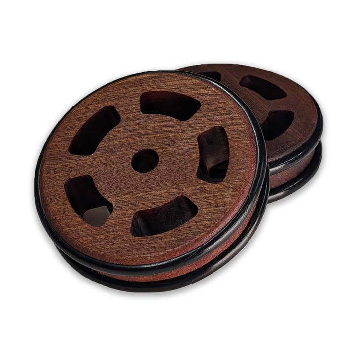 Wild Woodworker - Wholesale Outdoor Ornament/Decor - V2A 4.25 inch Outdoor furniture Wheels, Solid Sapele wood0