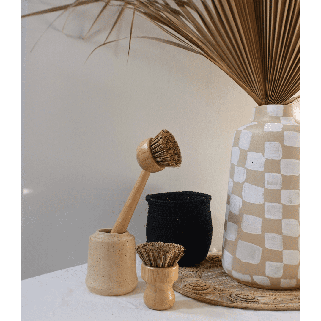 Tilley + Me - Wholesale Cleaning Brush - Sustainable Bamboo Pot Scrubber with Handle3