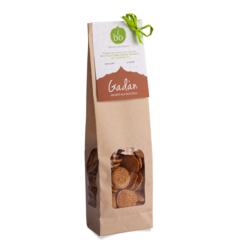 i Bò  Natura – Cookie por atacado – Gadàn - pequenos biscoitos de avelã0