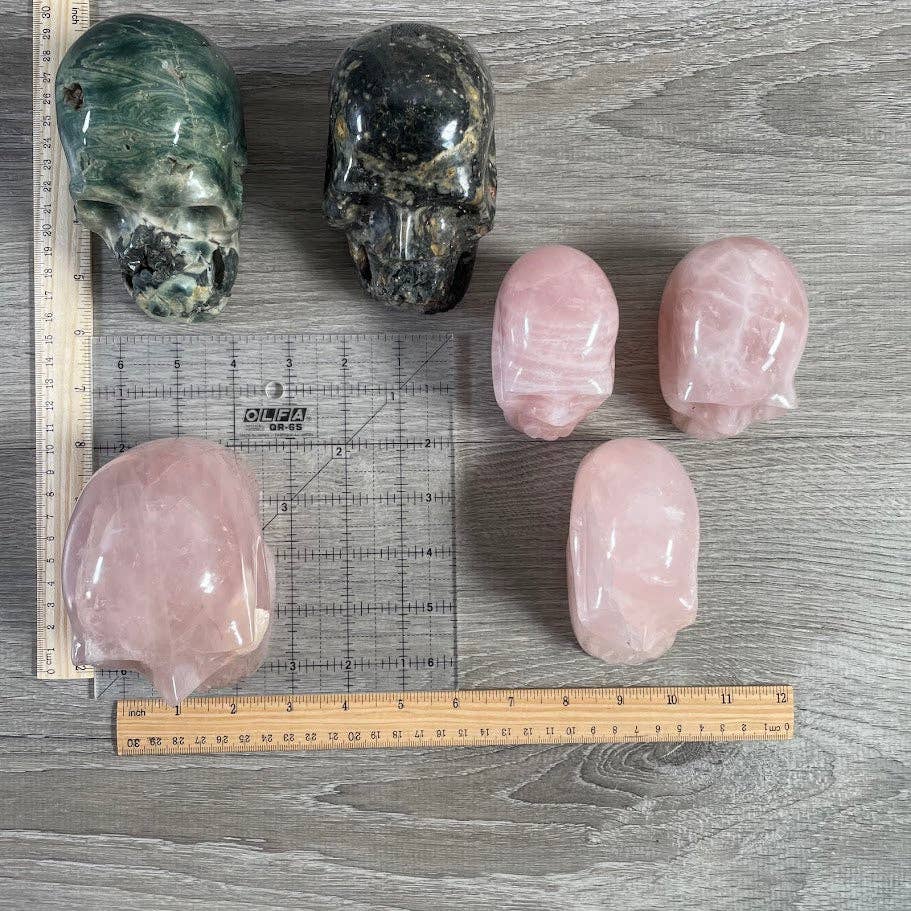 Keystone Crystals - Wholesale Spiritual Stone/Crystal - Assorted Crystal Skulls – Bulk Lot for Gift Shops5