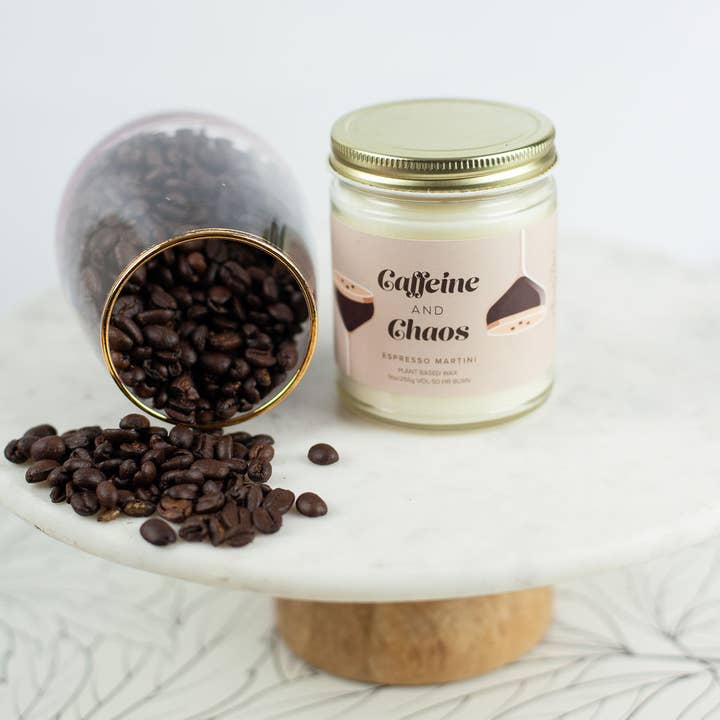 Austy Lou by Broken Top Brands - Wholesale Jar/Filled Candle - Caffeine and Chaos 9oz Soy Candle1