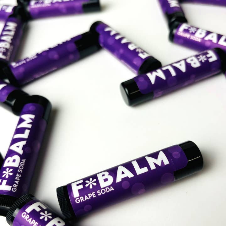 NOSTALGIA Grape Soda Moisturizing Flavoured Lip Balm for wholesale by The F*Balm