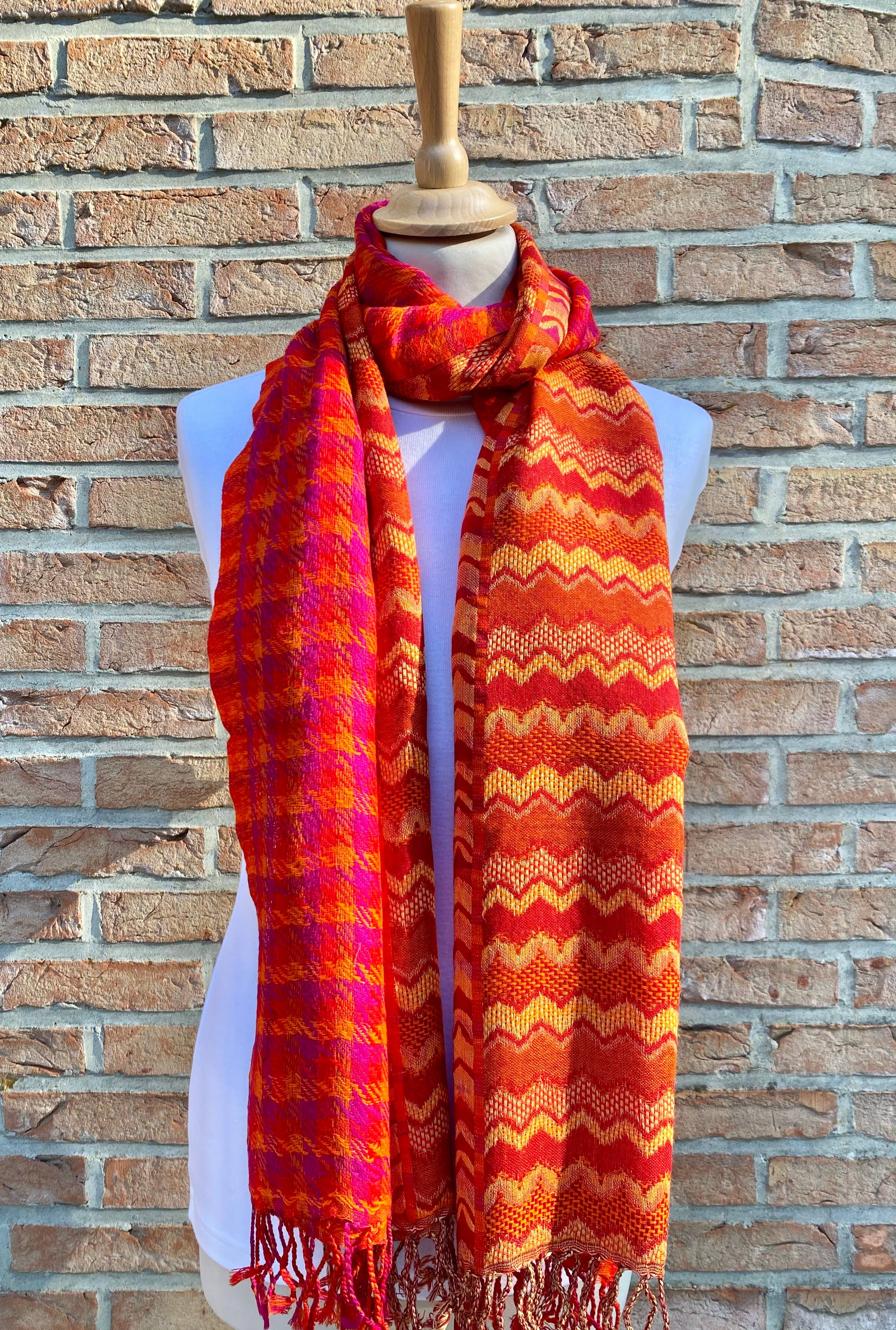 DIWALI PARIS - Vente Écharpe – unisexe - FOULARD CHENAI - 100% LAINE 1