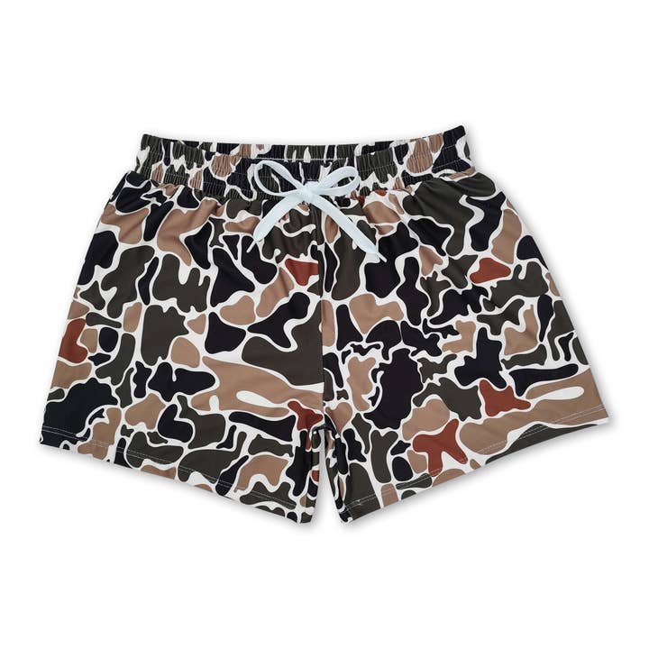 Yawoo Garments - Wholesale Swim Shorts - Kids - Camouflage boys summer swim shorts