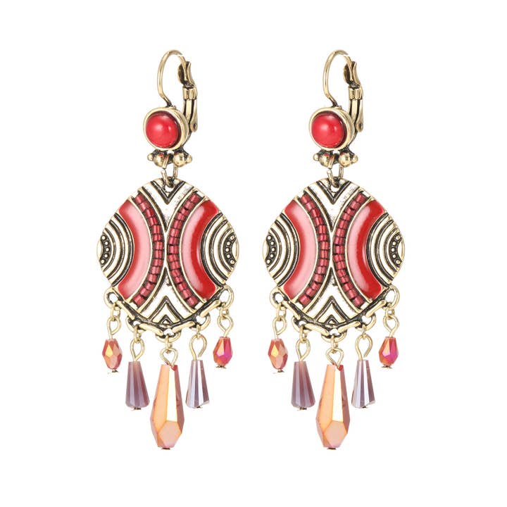 Blossom bijoux - Wholesale Dangle earrings - Sleeper Earrings 19AHBOL007