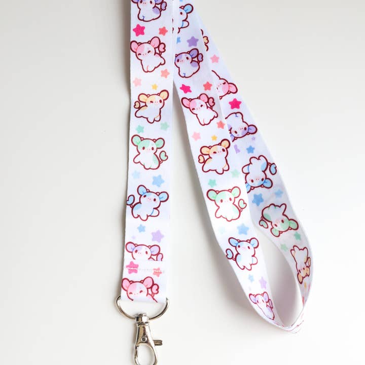 Pastel Cows Lanyard for wholesale by Fuwuffle