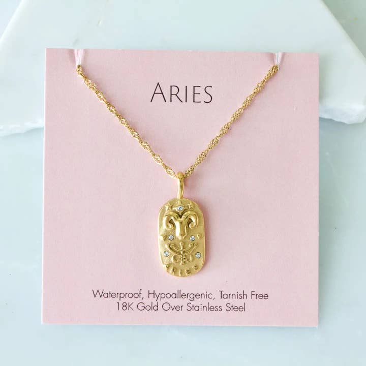 Mesa Blue – wholesale Hänge-/berlockhalsband – Zodiaksmycke - Vattentät