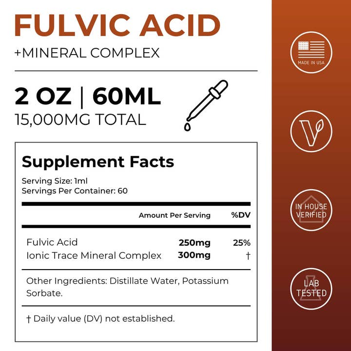 Neurogan Health – Engroshandel Kosttilskud og vitaminer – Fulvinsyre dråber1