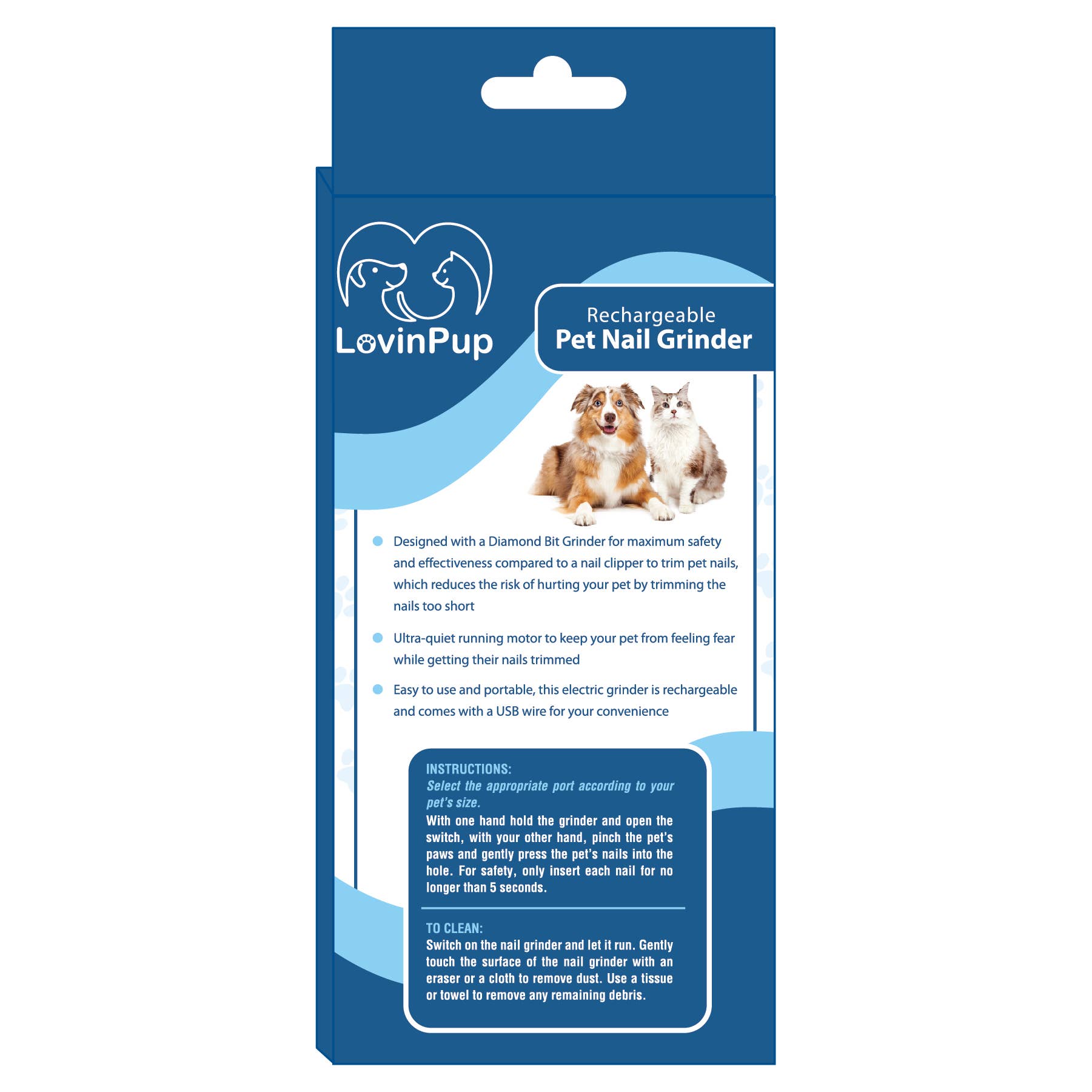 Pets First – Großhandel Haustierpflegezubehör – Hund – Elektrischer Nagelfeiler für Haustiere von Pets First2