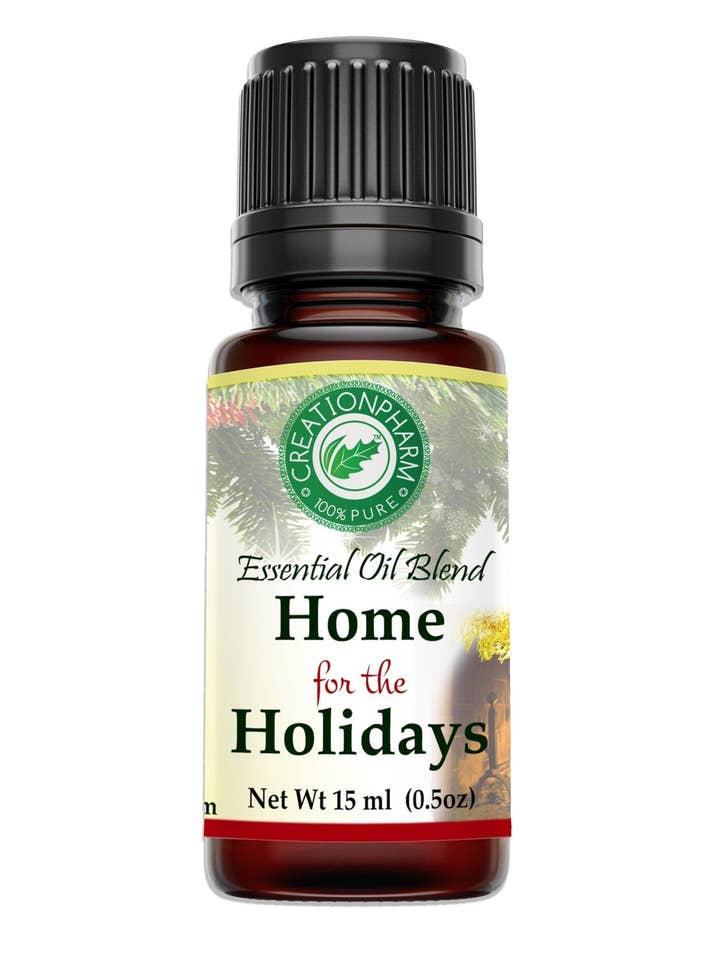 Miscela di oli aromatici per diffusore "Home For The Holidays" 15 ml di Creation Pharm Diffusore di aromi per aromaterapia "Holiday Home" per la vendita all'ingrosso da parte di Creation Farm Inc