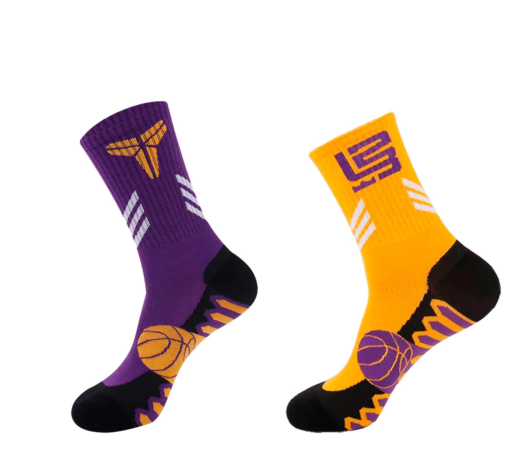 Ivedin - Wholesale Socks - Unisex - Pack of Technical Sports Socks NBA Kids One Size