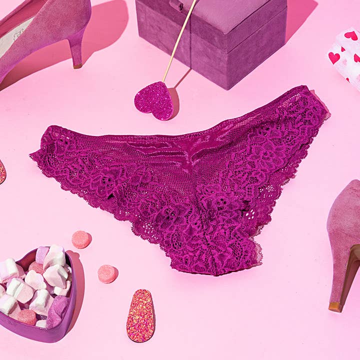 Hello Peachiee - Wholesale Underwear – Women's - The Nadine - Floral Lace Brief0