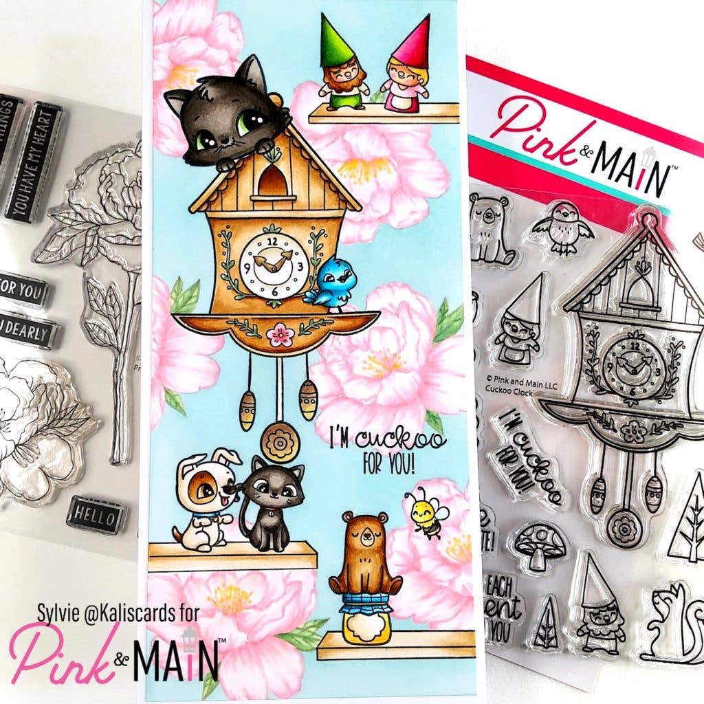 Pink and Main – wholesale Rubber/decorative stamp – Cuckoo Clock6