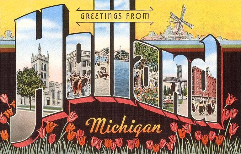 Found Image Press - Wholesale Sticker - Sticker MI-205 Greetings from Holland0