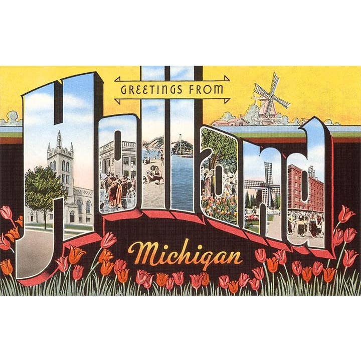 Found Image Press - Venta al por mayor Pegatina - Pegatina MI-205 Saludos desde Holanda