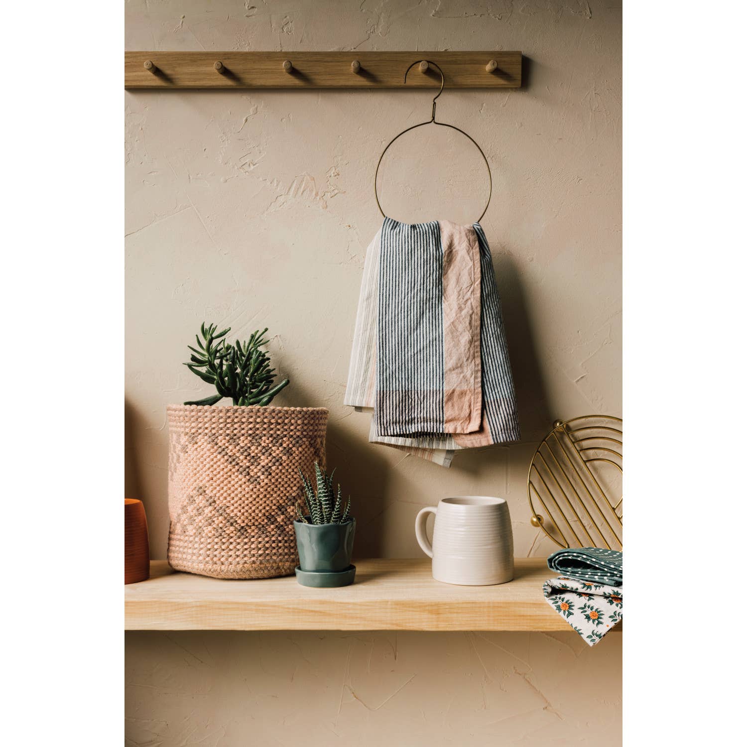 Danica Heirloom - Wholesale Tea Towel - Nectar Array Stripe Dishtowel Set of 21