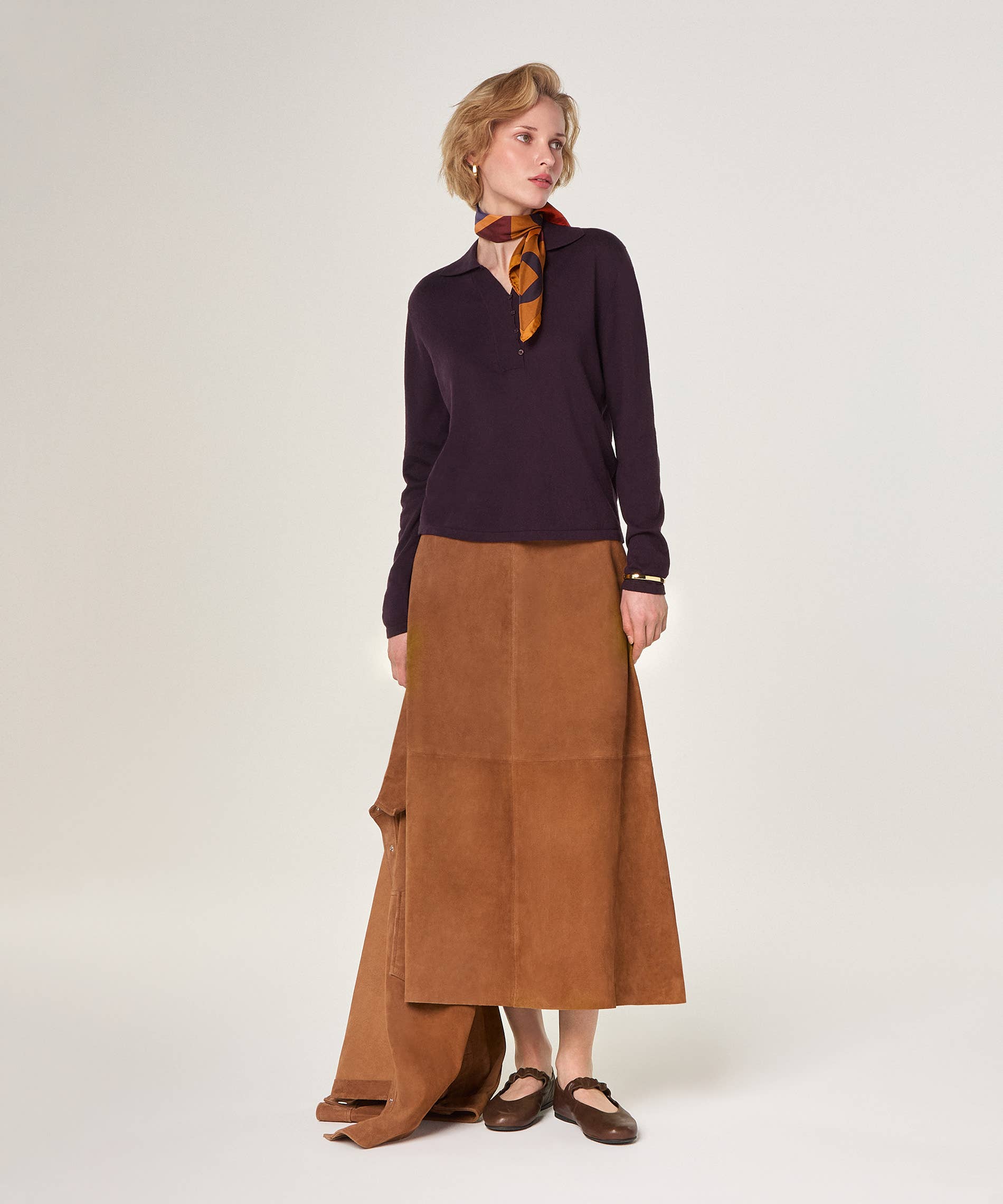 Rodier - Wholesale Scarf - Women's - Geometric silk square8