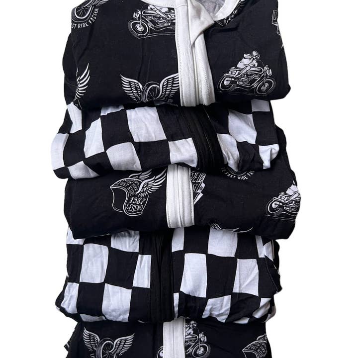 Little Rad Kid - Wholesale Jumpsuit - Baby - Live Fast | bamboo romper2