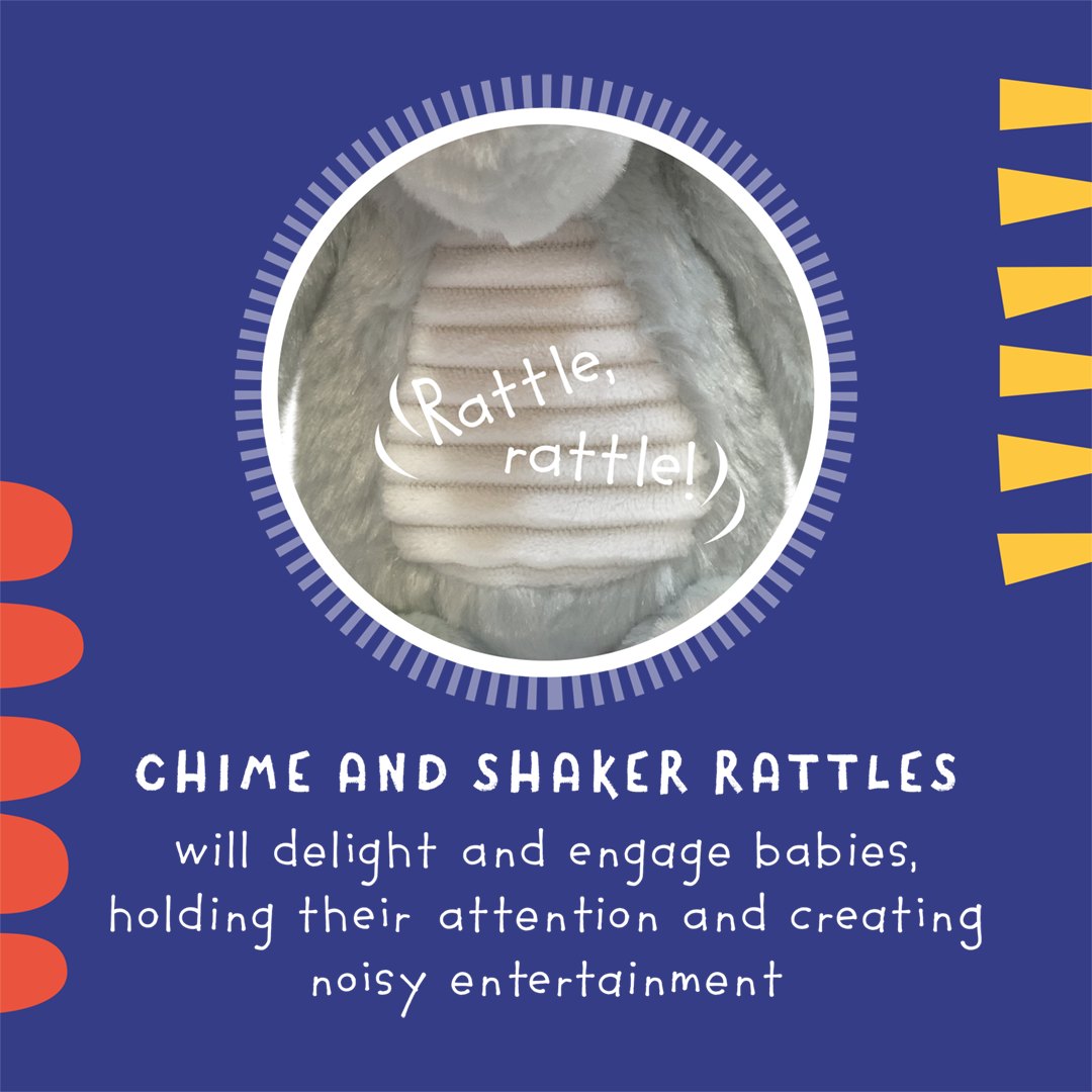 Make Believe Ideas - Wholesale Stuffed/Plush Toy - Kids & Baby - Sensory Snuggables Medium Plush Elephant (polybag/swingtag)4