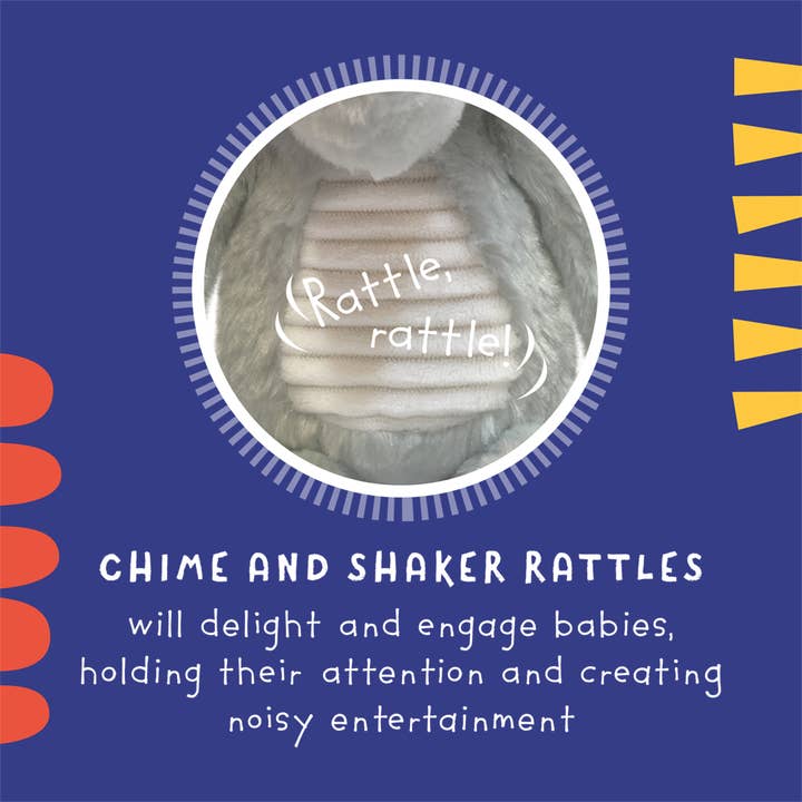 Make Believe Ideas – wholesale Stuffed/plush toy – Kids & baby – Sensory Snuggables Medium Plush Elephant (polybag/swingtag)4