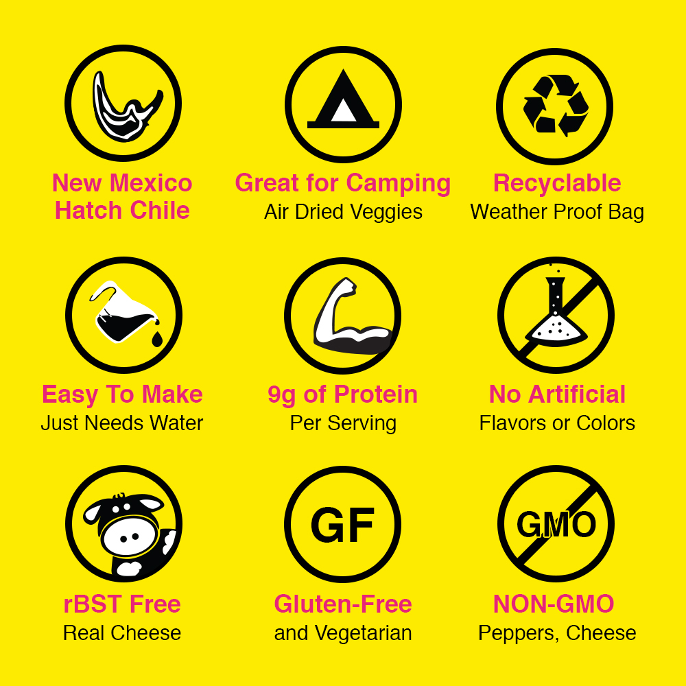 FishSki Provisions - Wholesale Grits - Jalapeno, Hatch Green Chile, Cheddar Yellow Corn Grits5