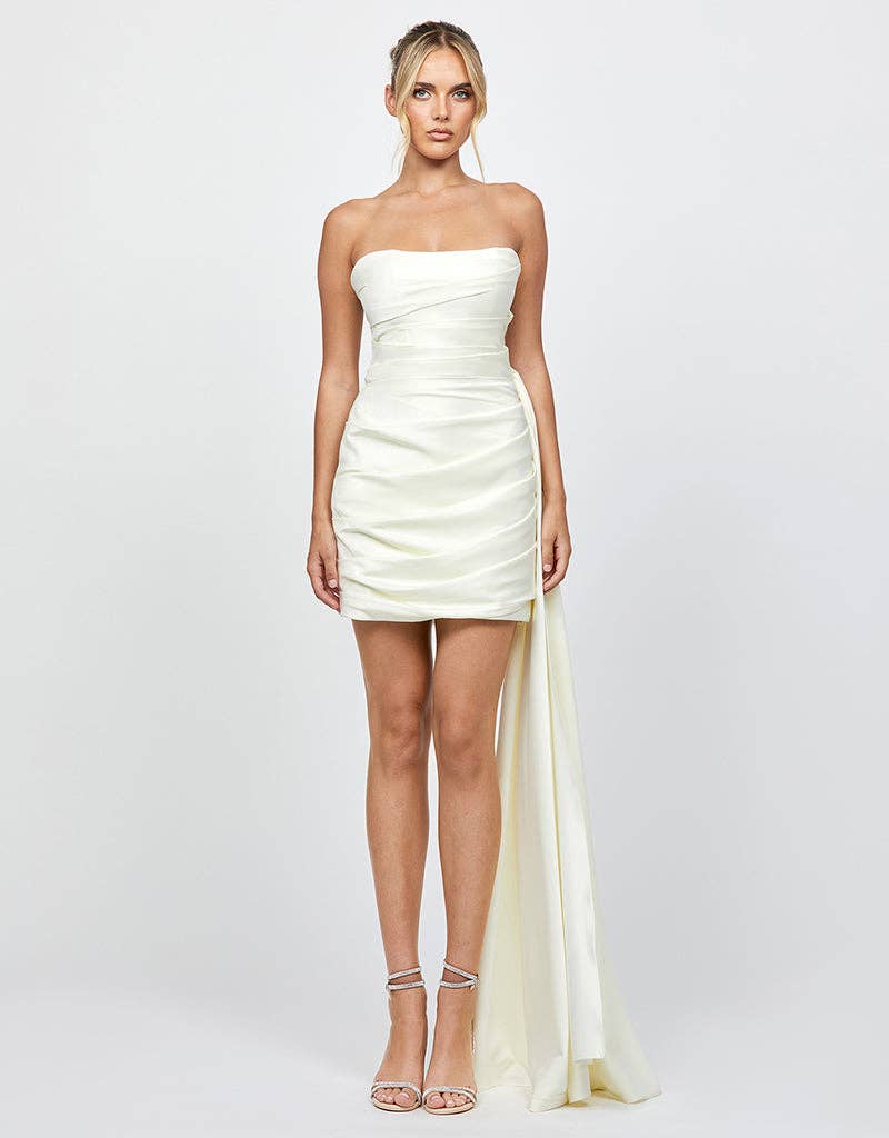 IVORY OAKLEE DRAPED MINI B79D17S for wholesale on Faire