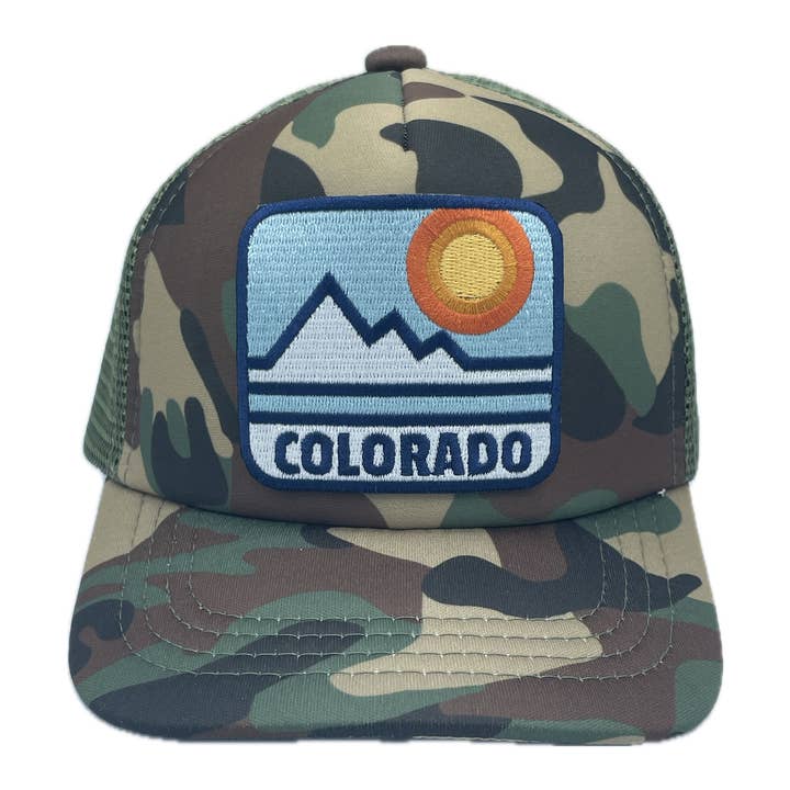 Hey Mountains - Wholesale Kids Hat - Kids - Baby Colorado Trucker Hat Infant Hat1