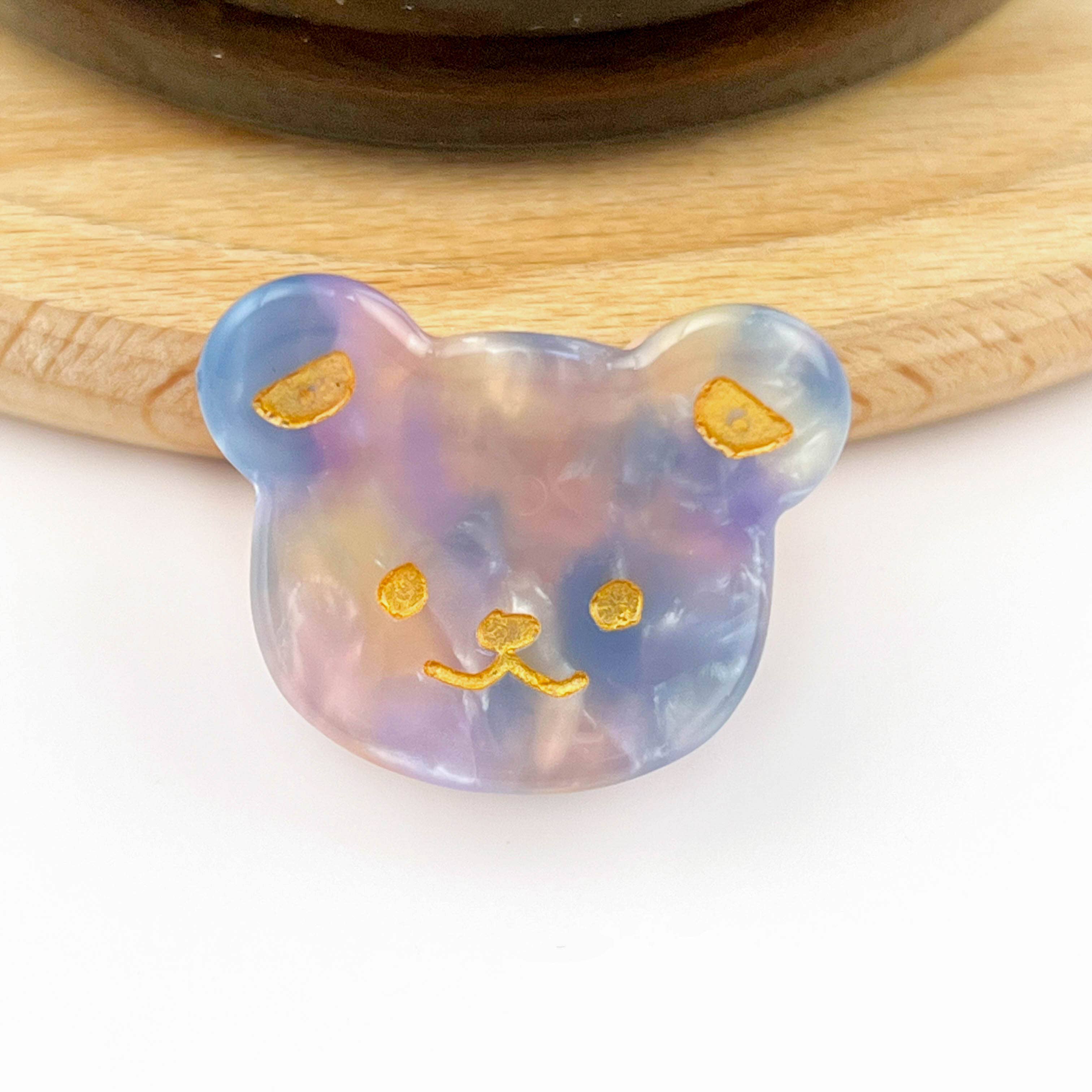 TheDivaSoap - Wholesale Hair Clip - Kids - Cute Bear Head Mini Claw Clip, Acetate Children's Hair Clip9