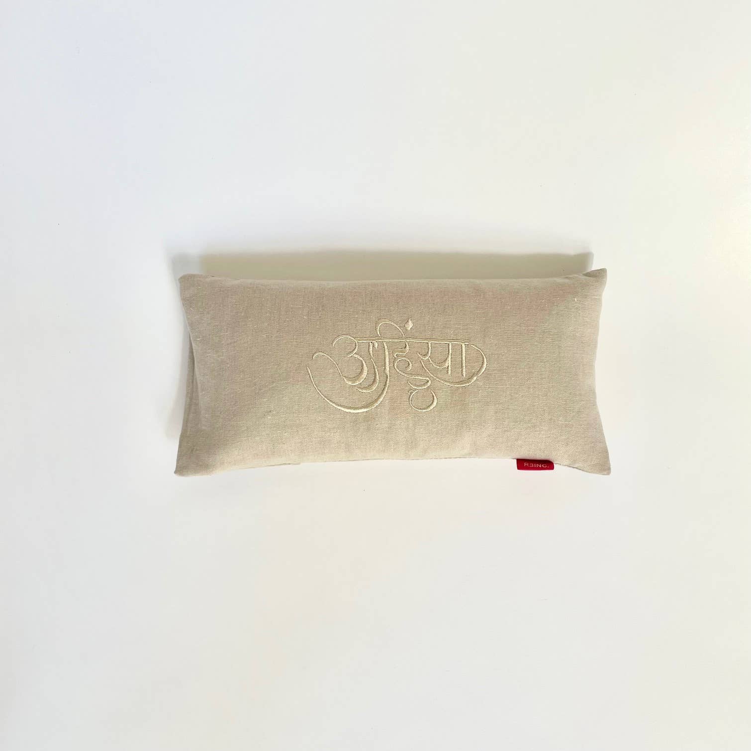 reinc. - Wholesale Yoga Block/Bolster - Organic yoga travel pillow mini Ahimsa, natural linen