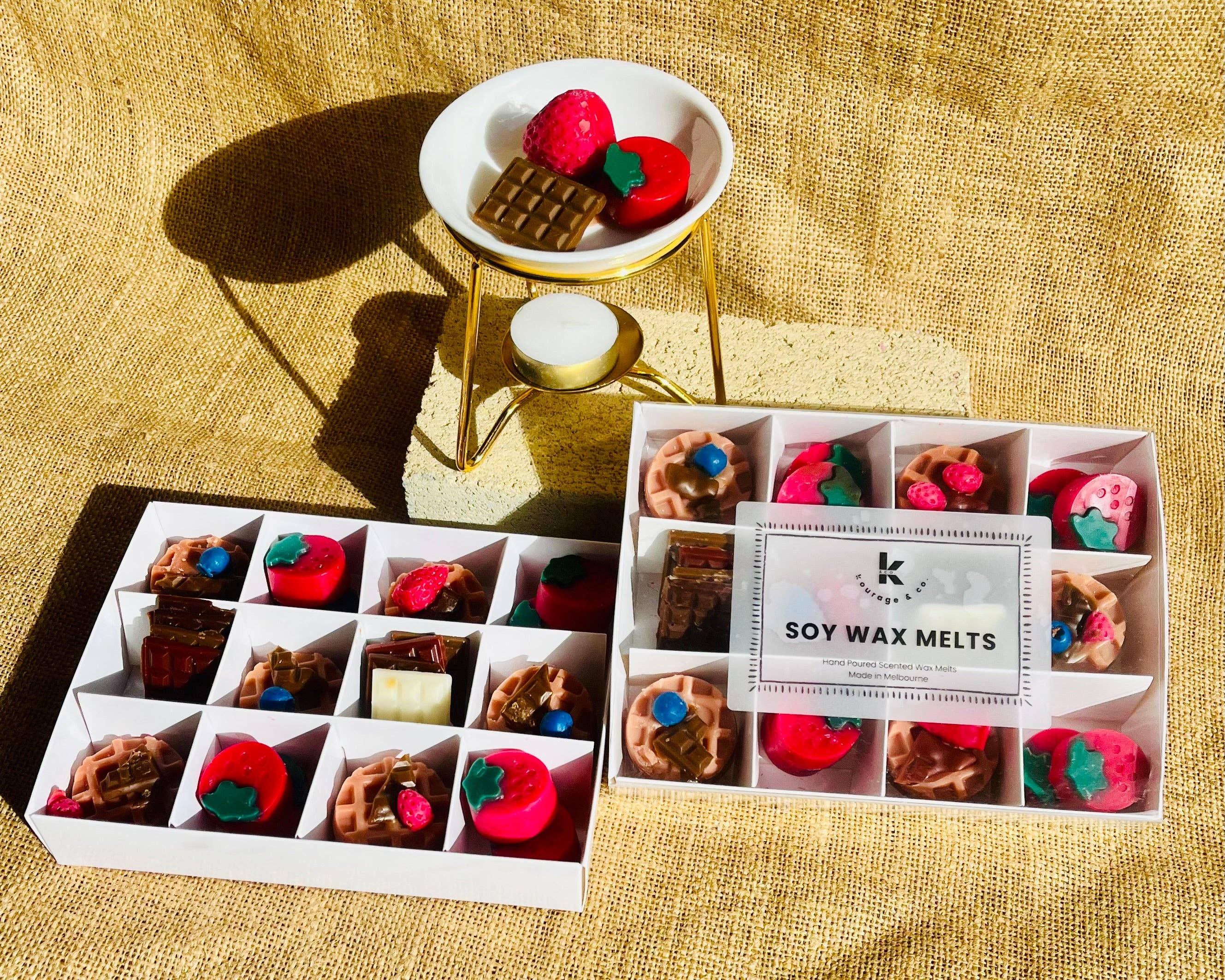 Kourage & co – wholesale Doftvax – Sweet Treats Vaxkakor – Vaniljkaramell2