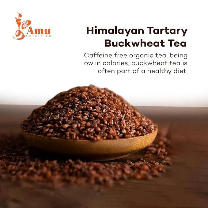 Amu Nutrition - Wholesale Loose tea - Himalayan Tartary Buckwheat Tea for Teashops 35 serving size5