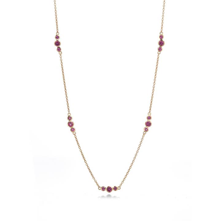Fervor Montréal - Wholesale - Rhodolite Bubbles Necklace1