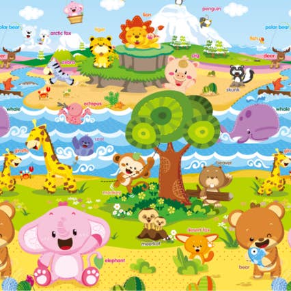 BabyCare Playmat - Large, Pingko & Friends for wholesale by Posh Baby & Kids
